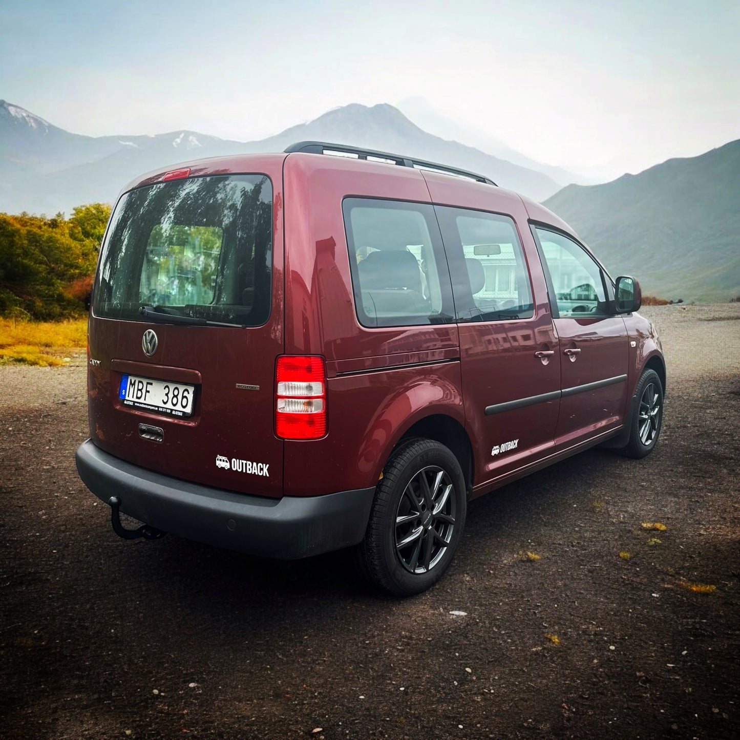 Outback Campers Volkswagen Caddy Life Ecofuel Mini-husbil Låg Mil!